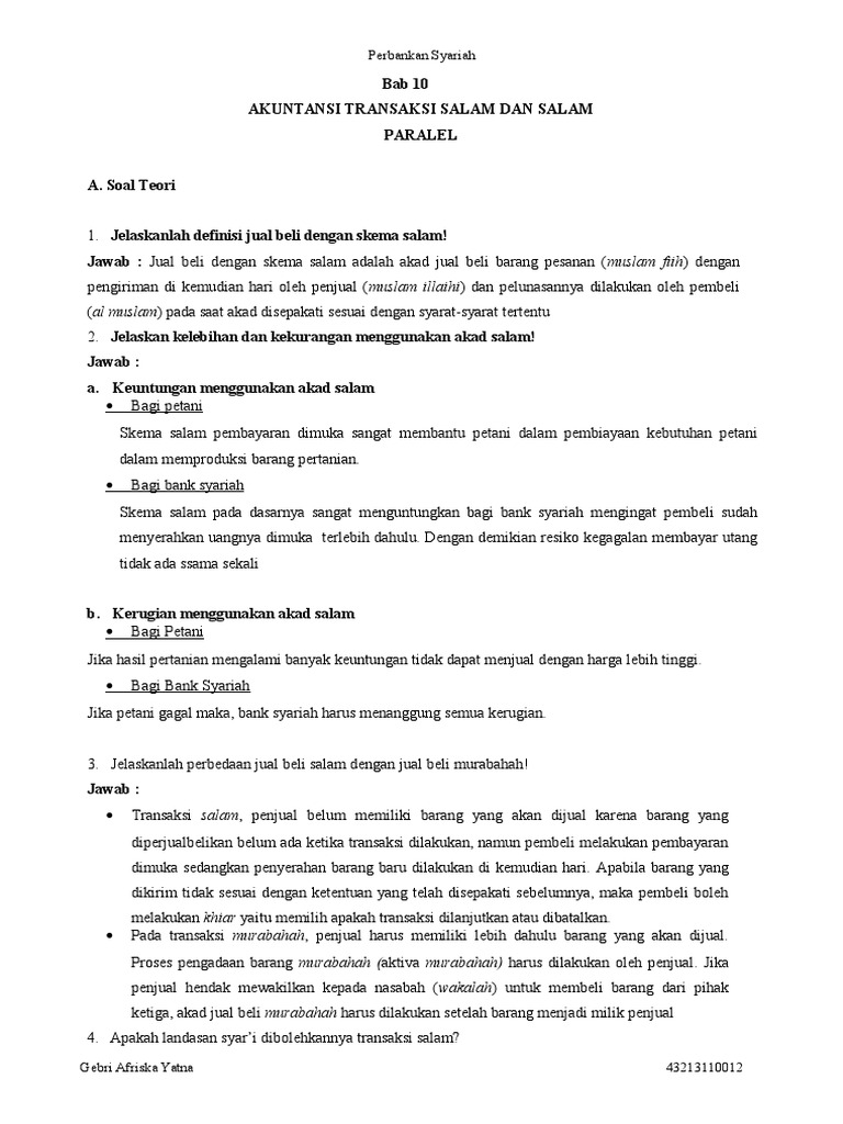 Kunci Jawaban Akuntansi Syariah Di Indonesia Edisi 4 Bab 10 - Unduh Kunci Jawaban Akuntansi Syariah Di Indonesia Edisi 4 Bab 10 Terupdate