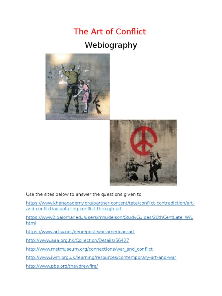 The Art of Conflict Web | PDF