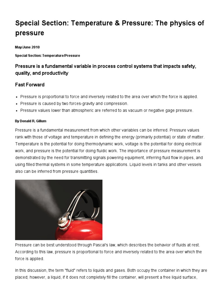 Understanding Pressure in Fluid Mechanics | PDF | Science & Mathematics