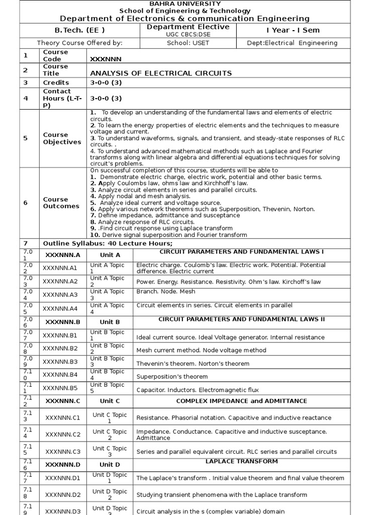 ANALYSIS OF ELECTRICAL CIRCUITS.doc | Electrical Network | Series And