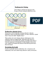 Radiometric Dating: Radioactive Elements Decay