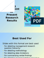 Using Powerpoint To Present Research Results