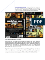 Cheat Game GTA San Andreas PS2 Lengkap Dan Asli