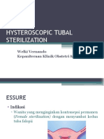 Hysteroscopic Tubal Sterilization 