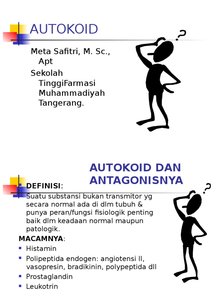 Farmakologi Autokoid dan Antagonis | PDF | Kesehatan Holistik