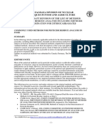 Proposed Draft Revision of The List of Methods For Pesticide Residue Analysis Including Methods of Determination For Dithiocarbamates