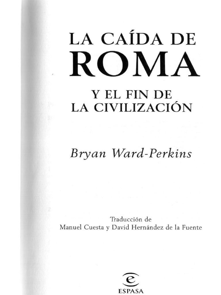 Hojas De Trabajo Sobre La Caída De Roma En Formato Pdf Las Causas De