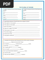 Plural of Nouns