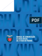 Manual de Comunicação e Escrita Oficial PR 2014