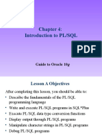 Introduction To PL SQL 10g