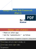 Advance: Django: Python Web Framework (Part-2)
