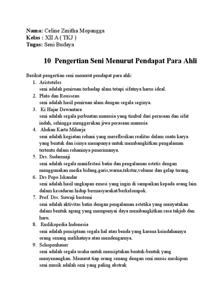 Kebudayaan Menurut Para Ahli Pdf