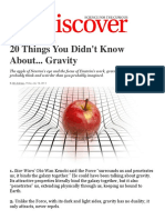 20 Things You Didnt Know About Gravity Discovery Magazine Article