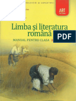 Manual Ed Art Limba Si Literatura Romana Cls A XI A PDF