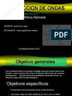 Sismica REFRACCION de ONDAS Geofisica Aplicada.