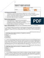 Prueba Unidad 2 - 3° Mediossss