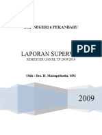 Laporan Supervisi Kepala Sekolah