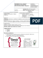 Parcelador de Clase Ciencias Naturales