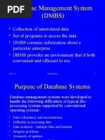 Database Management System (DMBS)