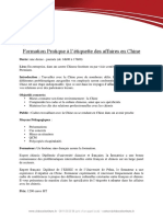 Chinese Institute - Formation Pratique À L'étiquette Des Affaires en Chine - Eurazeo