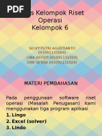 Download Kelompok 6 Program Penugasan Dan Tsp by Trinita SN328714508 doc pdf