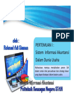 Sistem Informasi Akuntansi Dalam Dunia Usaha 160216094303