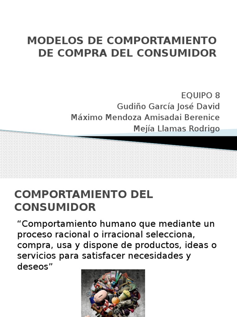 Comportamiento de Compra del Consumidor | PDF | Los consumidores ...