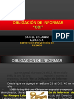 Obligacion de Informar ODI DS 40