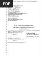 Lexani Wheel v. Toprich (USA) - Complaint