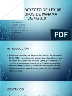 Anteproyecto de Ley de Seguros de Panamá 26