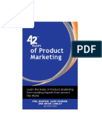 42 Rules of Product Marketing Excerpt PDF