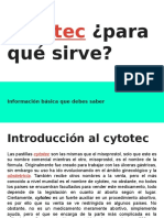 Cytotec ¿para qué sirve-