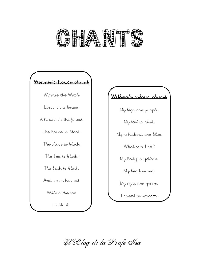 Fun Color Chants for Kids | PDF | Language Arts & Discipline