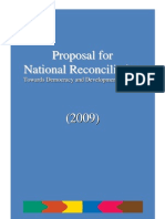 Proposal for National Reconciliation