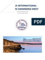 Cyprus International Masters Swimming Meet 2016