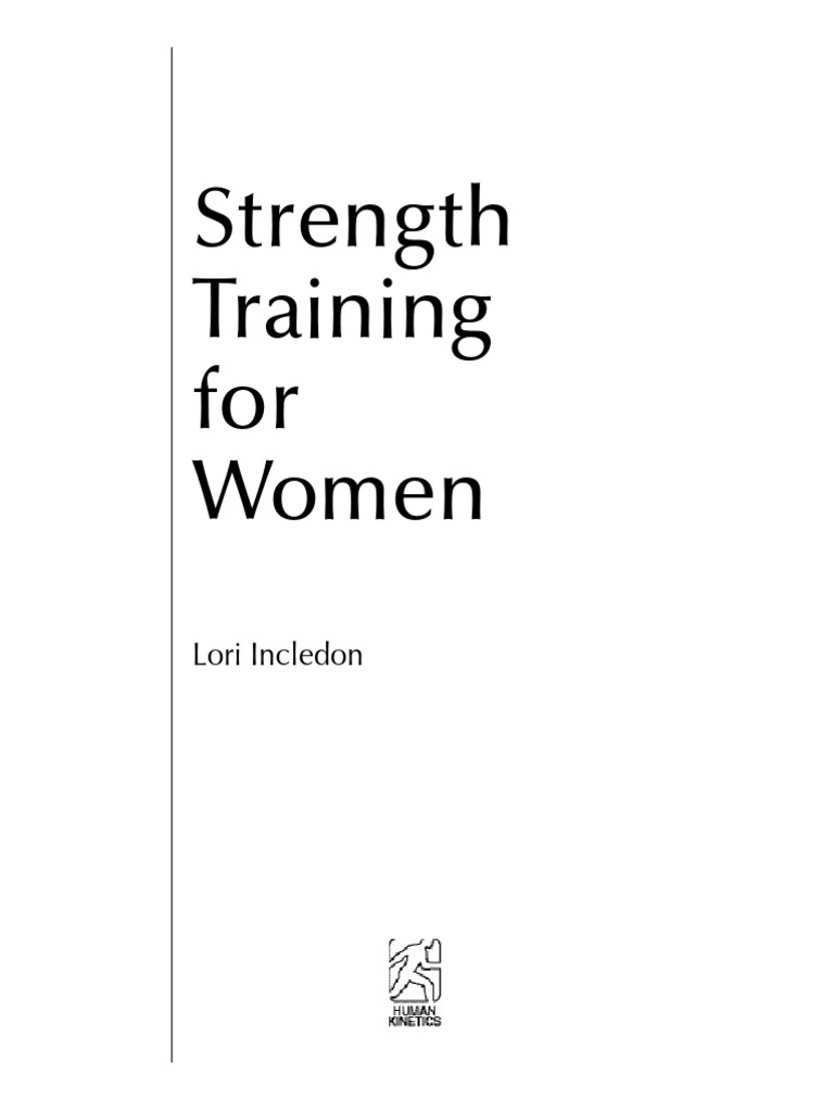 Strength Training For Women | PDF | Weight Training | Strength Training