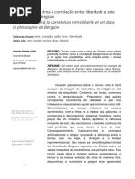 Liberdade e Arte Em Bergson