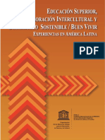 Educación Superior, Colaboración Intercultural y Desarrollo Sostenible Buen Vivir. Experiencias en América Latina.pdf