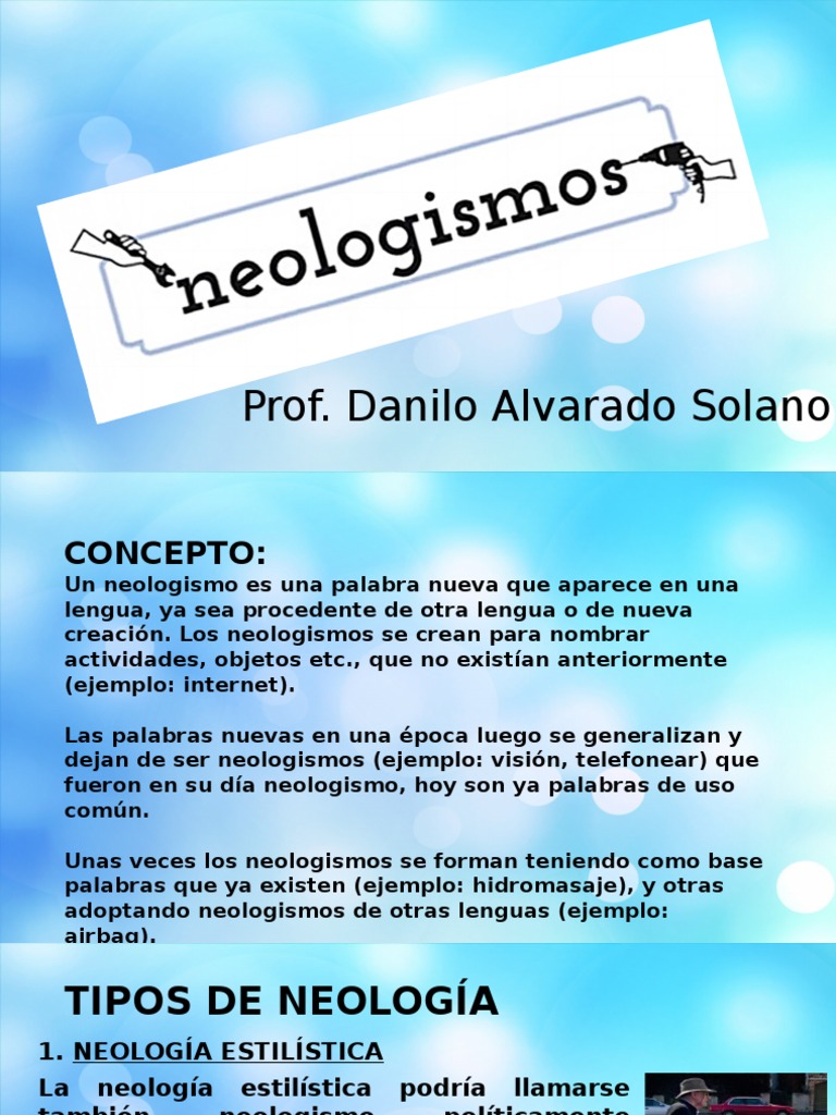 Neologismos | PDF | Idiomas | Science