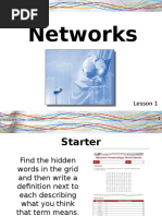 Lesson 1 Powerpoint On Networks