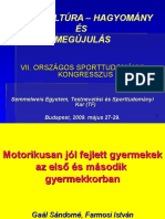 Sportkultúra - Hagyomány És Megújujás 2009. Május 27-29.