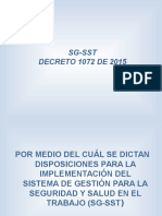 Capacitacion Decreto 1072 de 2015 Capitulo 6 SGSST