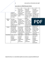 535 - Business Letter To Tkam Character Rubric