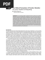 The Ethical Formation of Teacher Identity