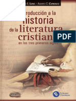 LONA, H. E., Introducción A La Historia de La Literatura Cristiana en Los Tres Primeros Siglos, Claretiana 2014 PDF
