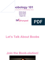 Boobology 101 Media Presentation