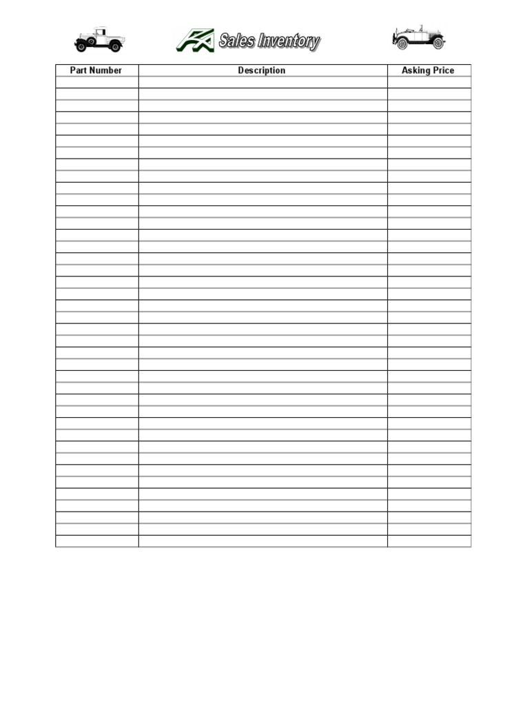 Sales Inventory | PDF