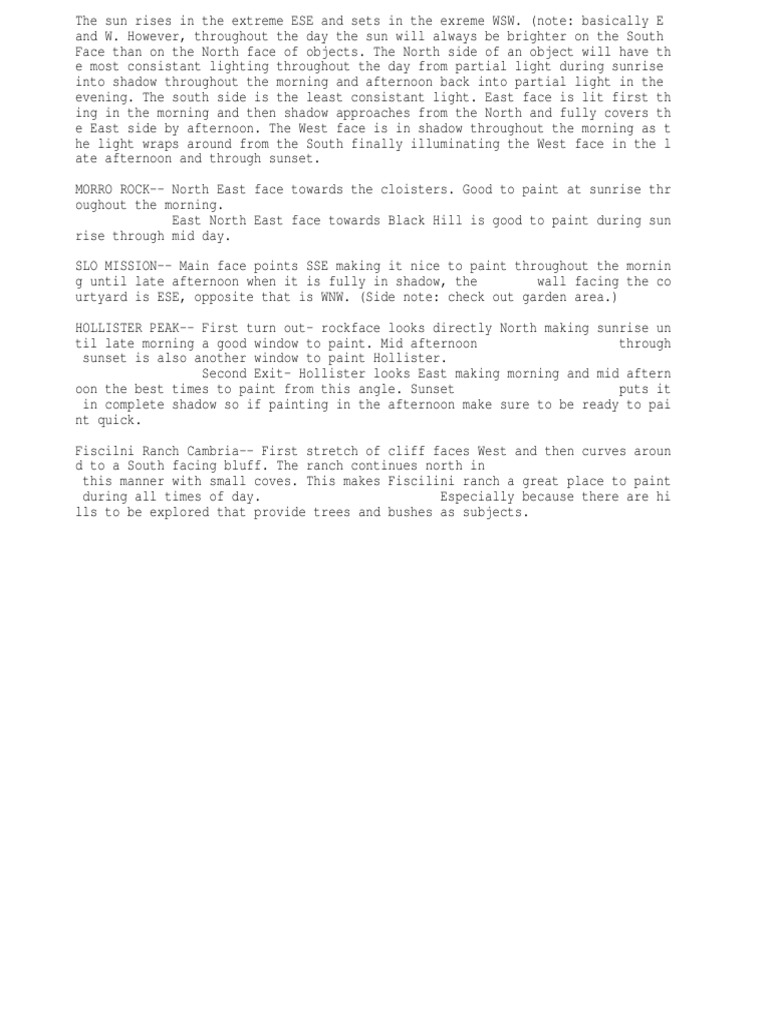 Light Notes | PDF | Art