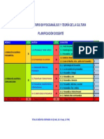 Cuadro Programacion Master Psicoanalisis Universidad Complutense