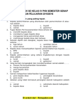 Soal Ukk PKN Kelas 4 SD PDF